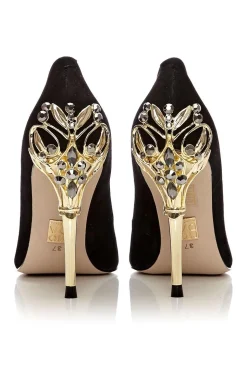 'Illari' Suede Court Shoes