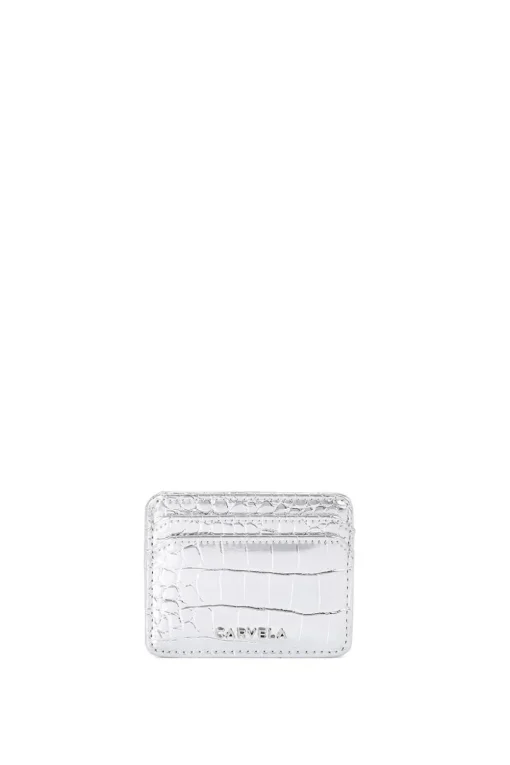 'Jessica Card Holder' Croc Print Bag