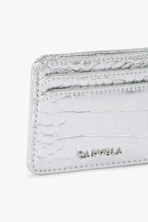 'Jessica Card Holder' Croc Print Bag