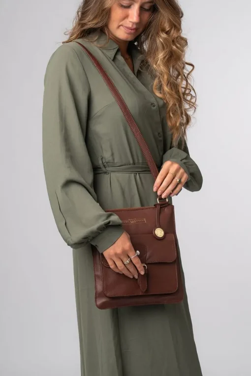 'Kenley' Leather Cross Body Bag