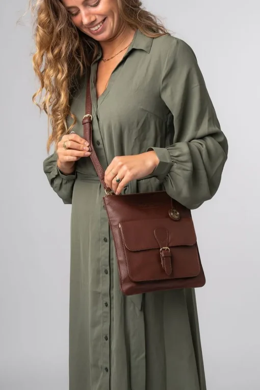 'Kenley' Leather Cross Body Bag