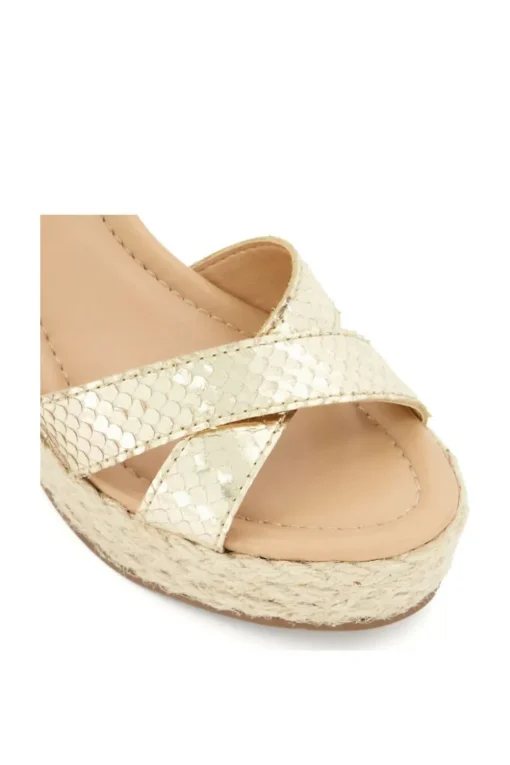 'Kind' Leather Wedges