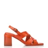 'Leeana' Leather Heeled Sandals