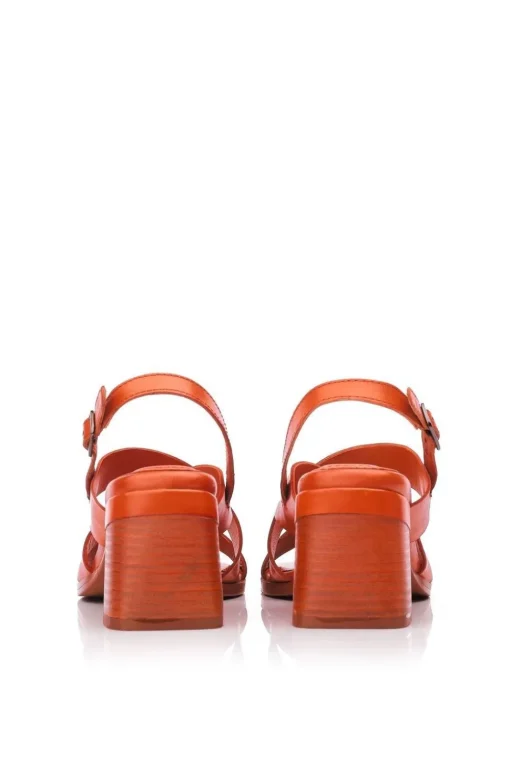 'Leeana' Leather Heeled Sandals