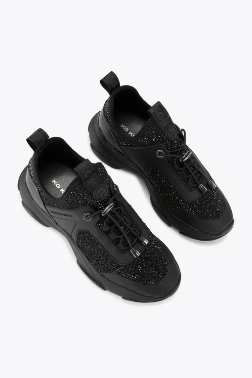 'Leighton Knit Gem' Fabric Trainers