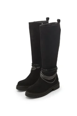 'Litzy' Alcantara Heeled Boots