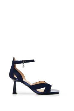 'Livelia' Suede Heeled Sandals