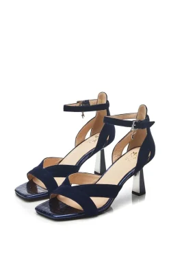 'Livelia' Suede Heeled Sandals
