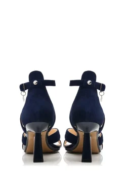 'Livelia' Suede Heeled Sandals