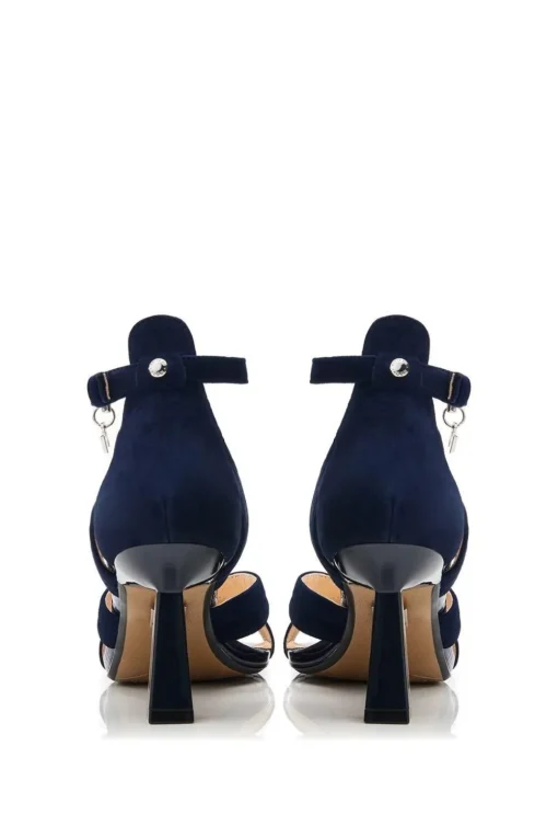 'Livelia' Suede Heeled Sandals