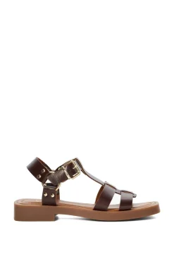'Loto' Leather Sandals