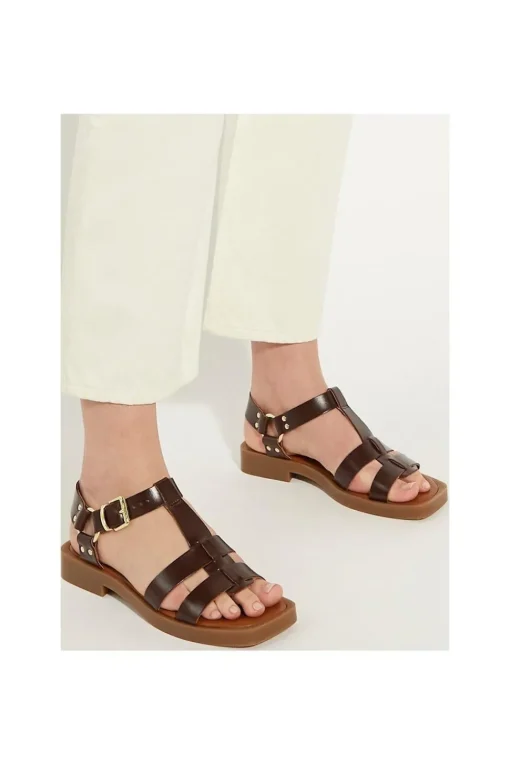 'Loto' Leather Sandals