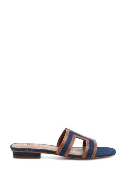 'Loupe' Denim Sandals