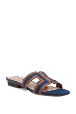 'Loupe' Denim Sandals