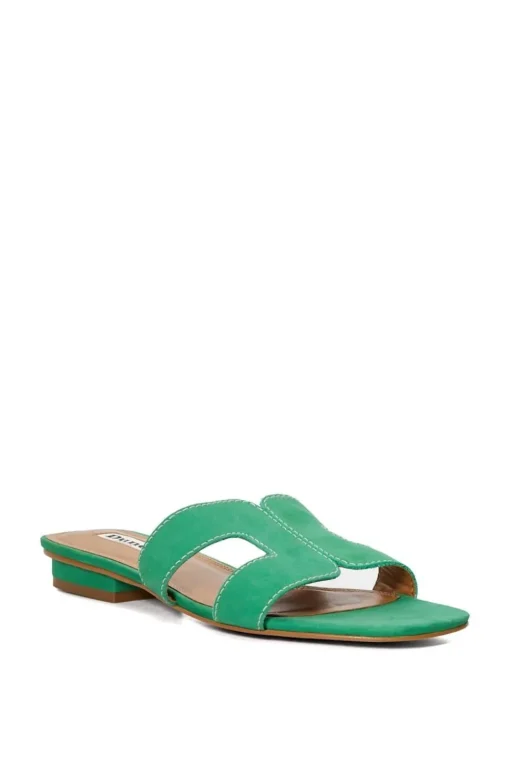 'Loupe' Suede Sandals