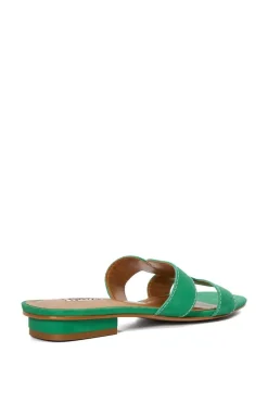 'Loupe' Suede Sandals