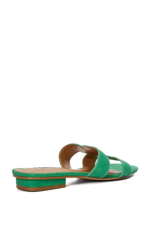 'Loupe' Suede Sandals