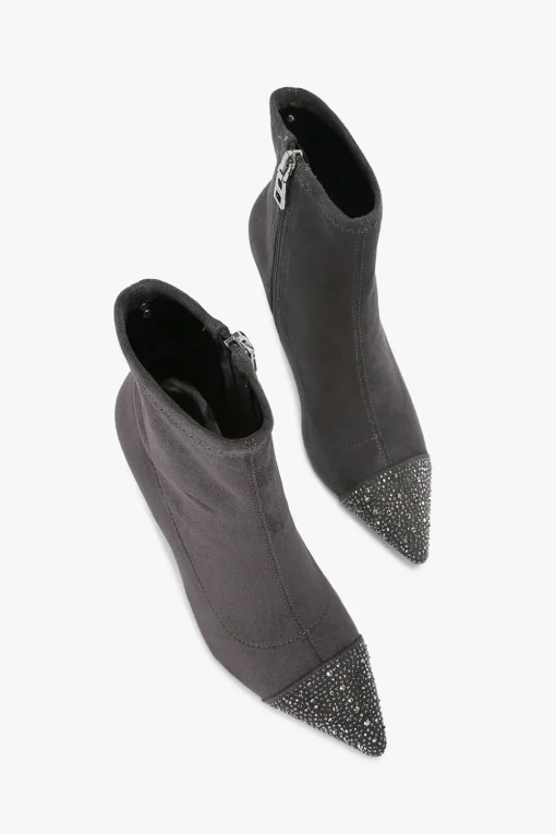 'Lovebird Toecap' Fabric Boots