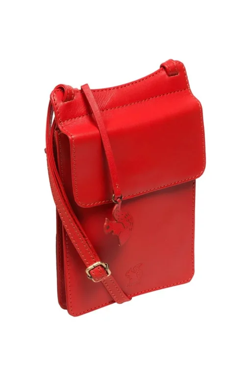 'Milly' Leather Cross Body Phone Bag