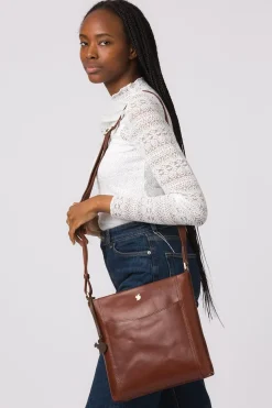 'Miya' Leather Cross Body Bag