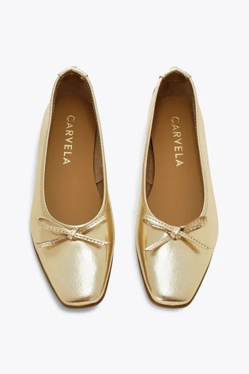 'Mya Bow' Leather Flats