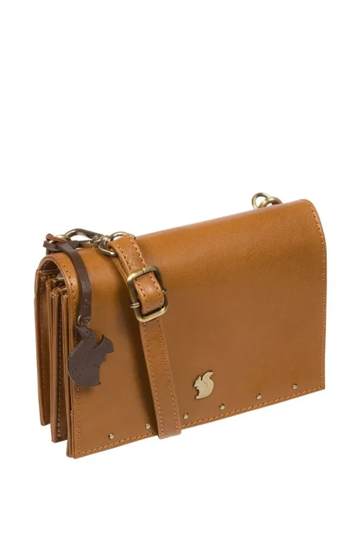 'Nemo' Leather Cross Body Clutch Bag