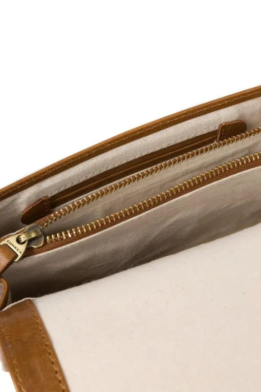 'Nemo' Leather Cross Body Clutch Bag