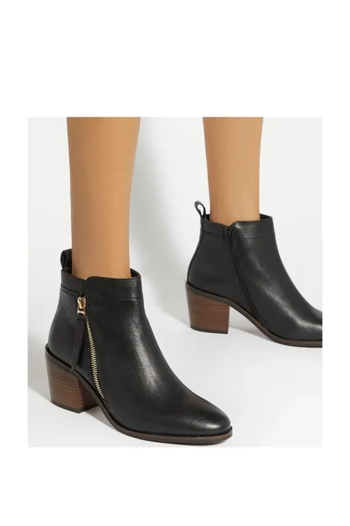 'Paicing' Leather Ankle Boots