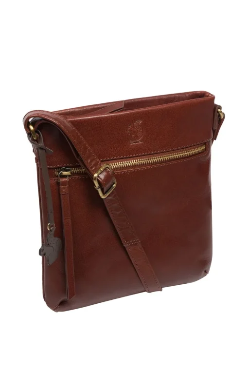 'Sable' Leather Cross Body Bag