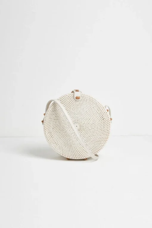 'Santorini' Round Basket Bag