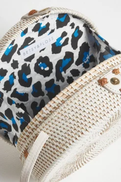 'Santorini' Round Basket Bag