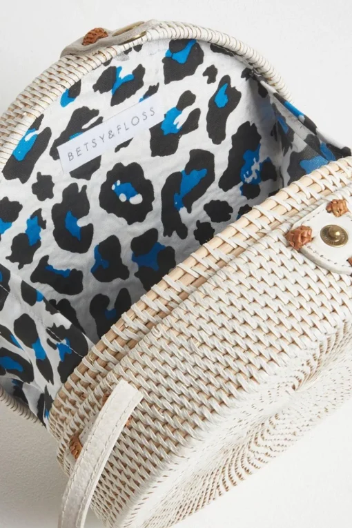 'Santorini' Round Basket Bag