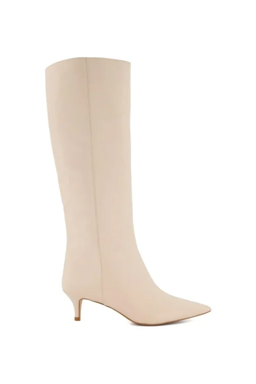 'Smooth' Leather Knee High Boots