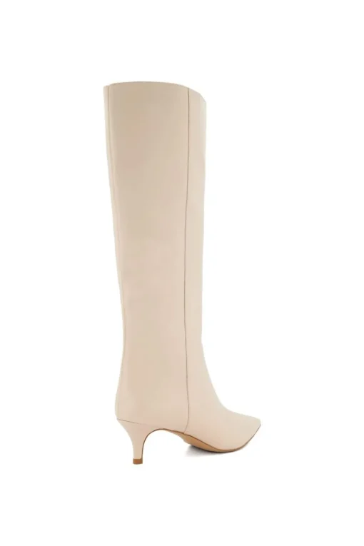 'Smooth' Leather Knee High Boots