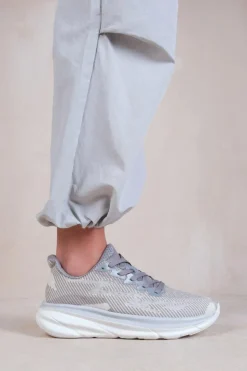 'Track' Breathable Mesh Gym Runner Lace Up Trainers