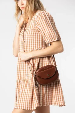 'Una' Leather Cross Body Bag