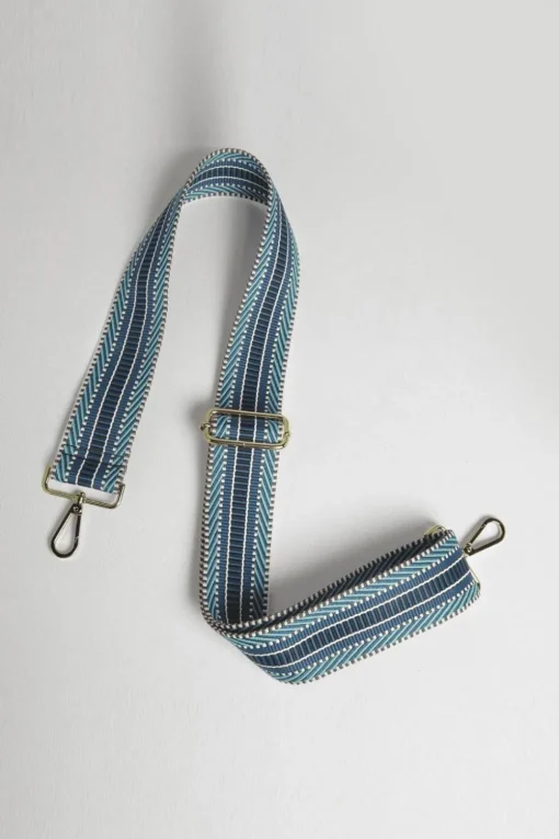 'Verona' Crossbody Tassel Bag with Aztec Strap