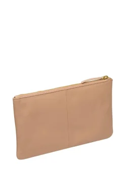 'Wilmslow' Nappa Leather Clutch Bag