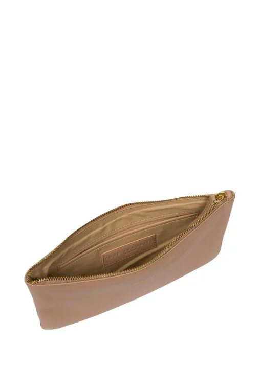'Wilmslow' Nappa Leather Clutch Bag
