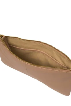 'Wilmslow' Nappa Leather Clutch Bag