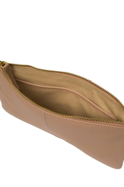 'Wilmslow' Nappa Leather Clutch Bag