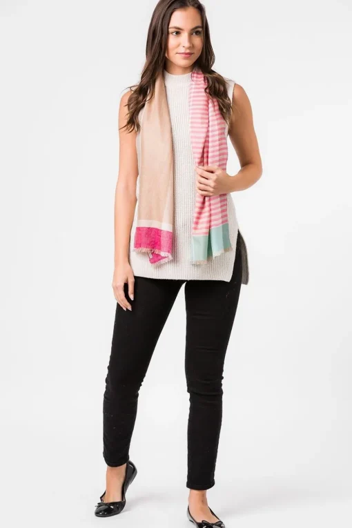 'Zenith' Cashmere & Merino Wool Neckerchief