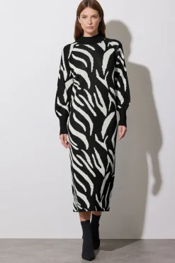 Zebra Jumper Dress
