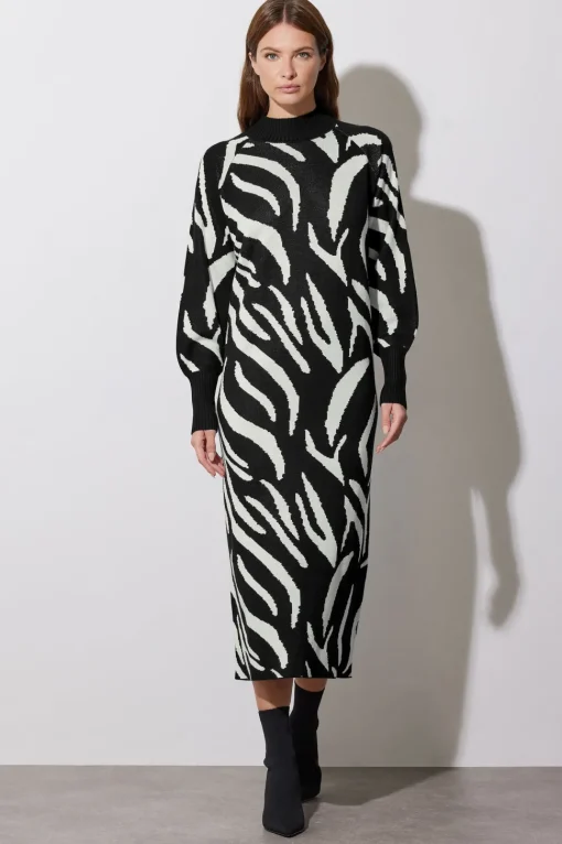 Zebra Jumper Dress