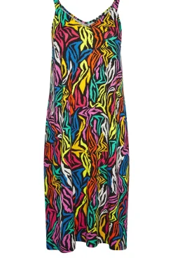 Zebra Print Beach Dress