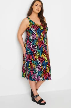 Zebra Print Beach Dress
