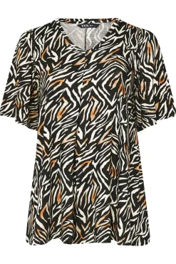 Zebra Print Swing Top